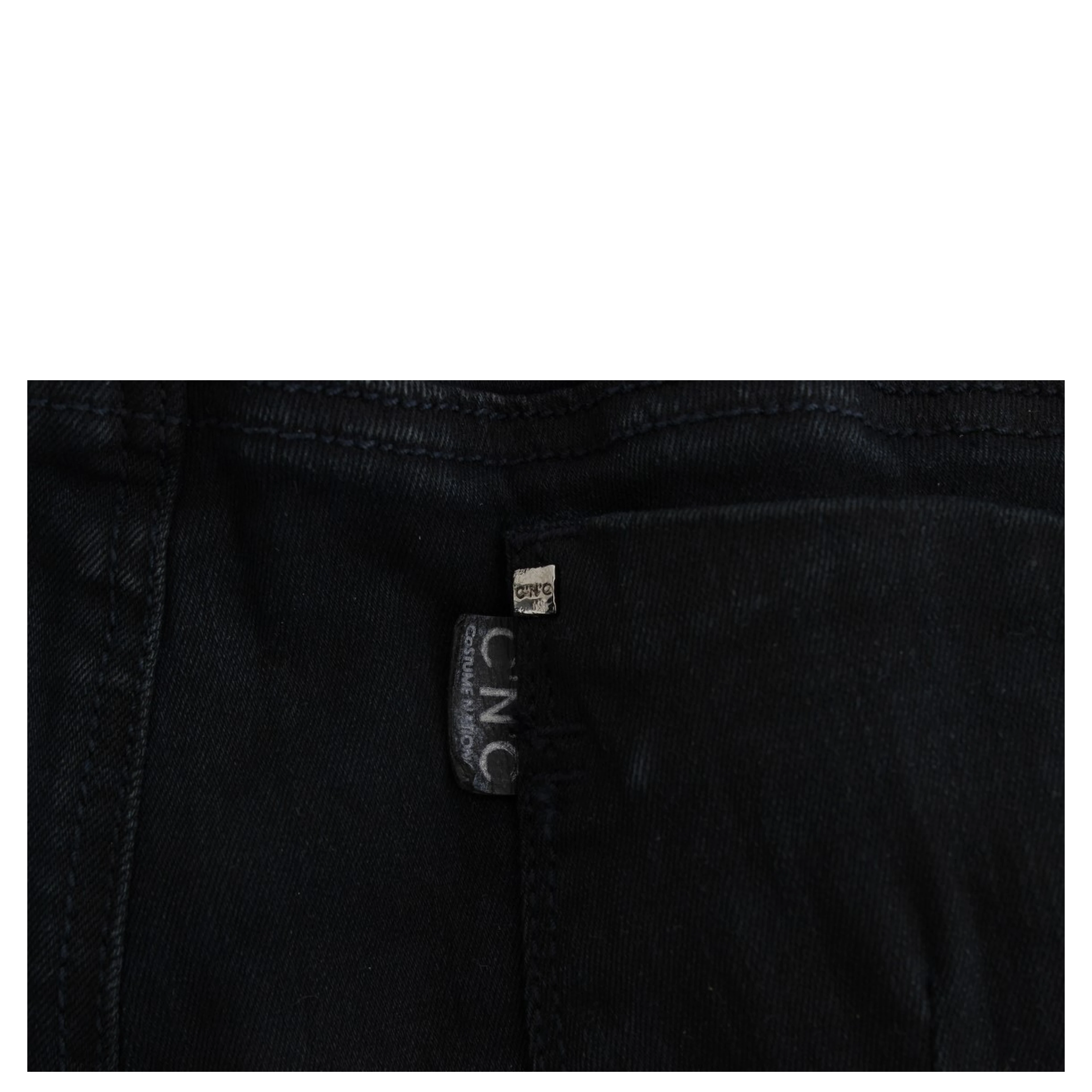 Black Cotton Slim Fit Denim Jeans