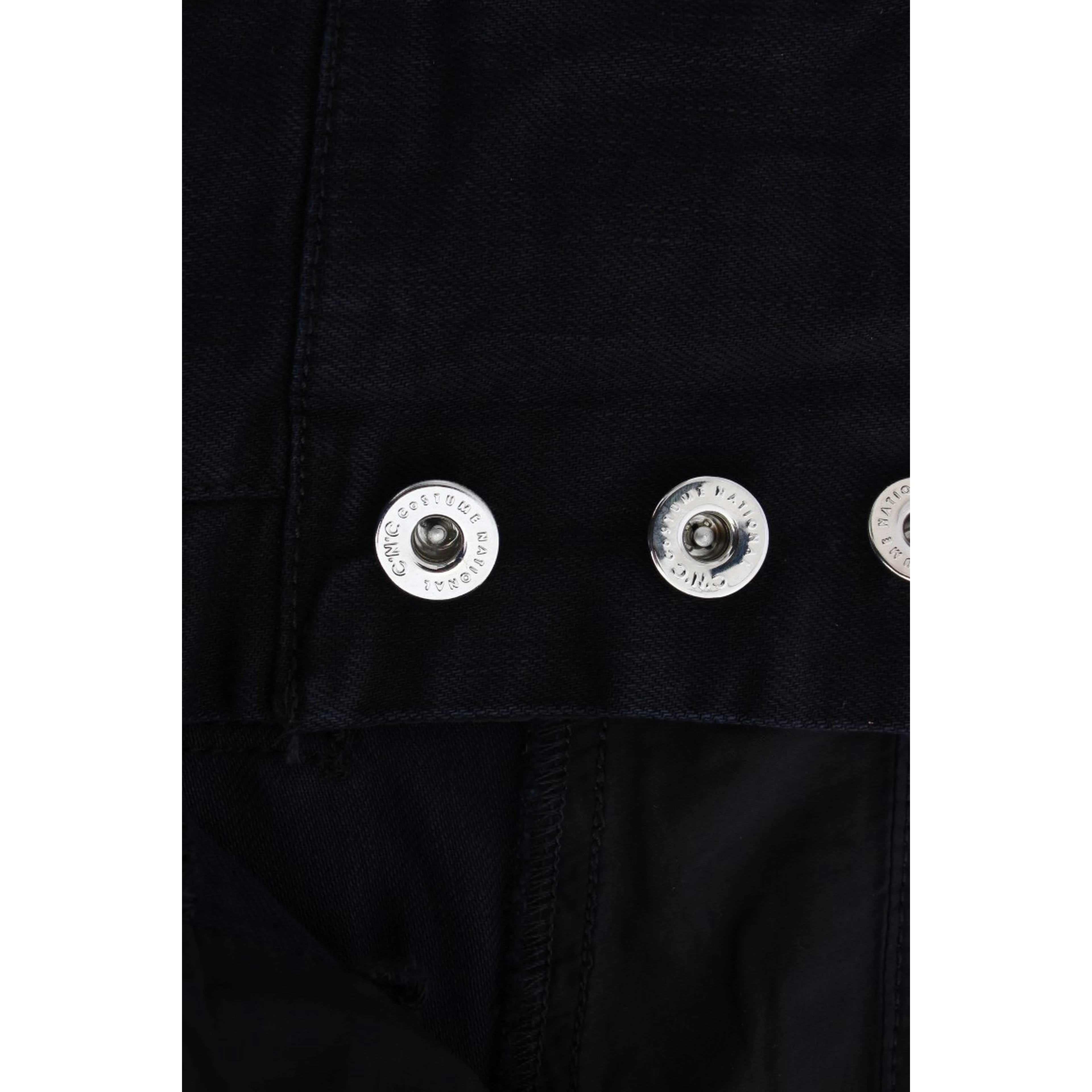 Black Cotton Slim Fit Cropped Jeans