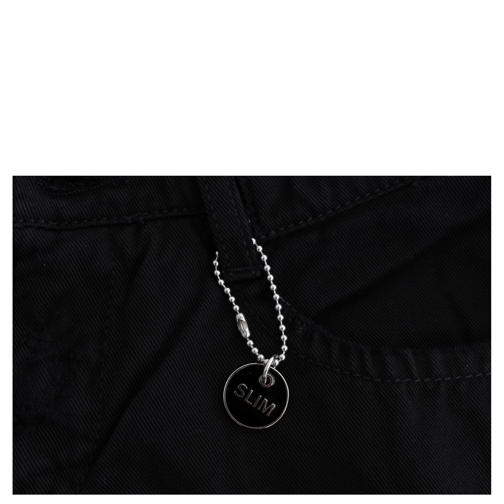 Black Cotton Slim Fit Bootcut Jeans