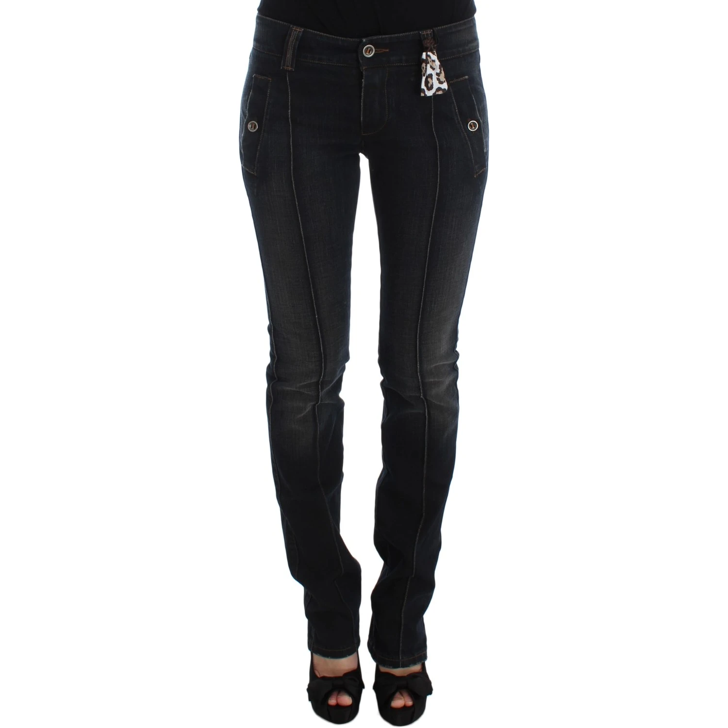 Blue Wash Cotton Slim Fit Jeans