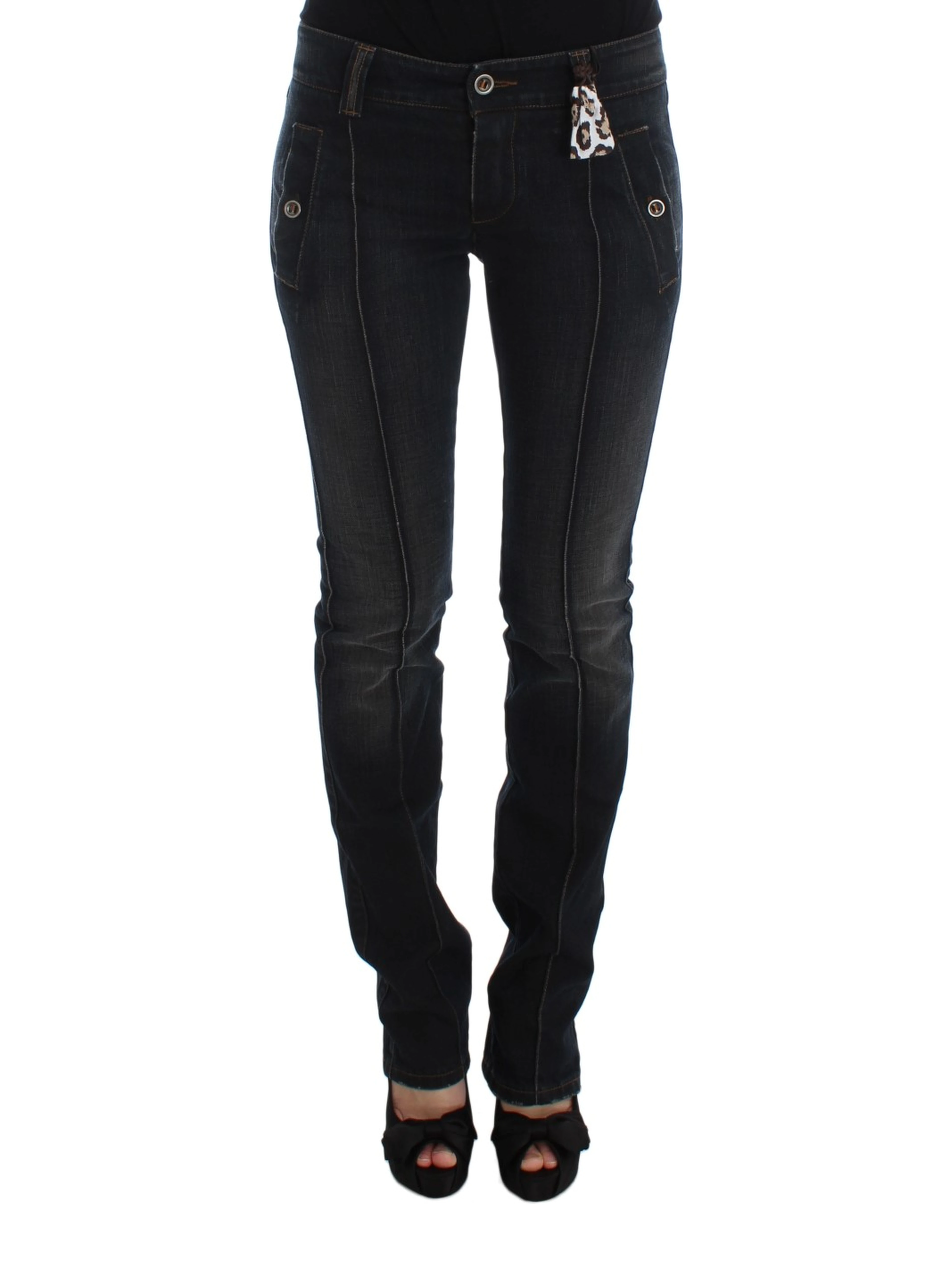 Blue Wash Cotton Slim Fit Jeans