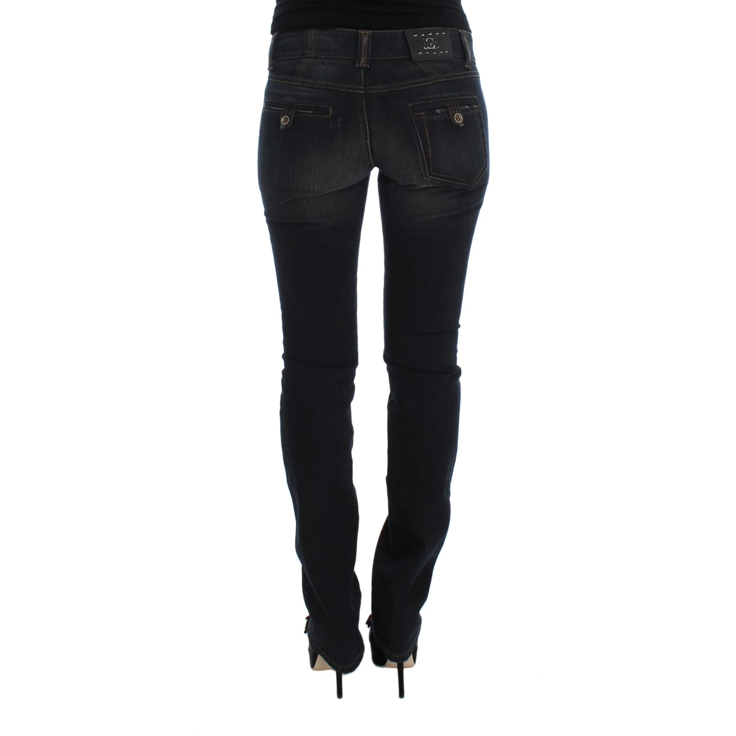 Blue Wash Cotton Slim Fit Jeans