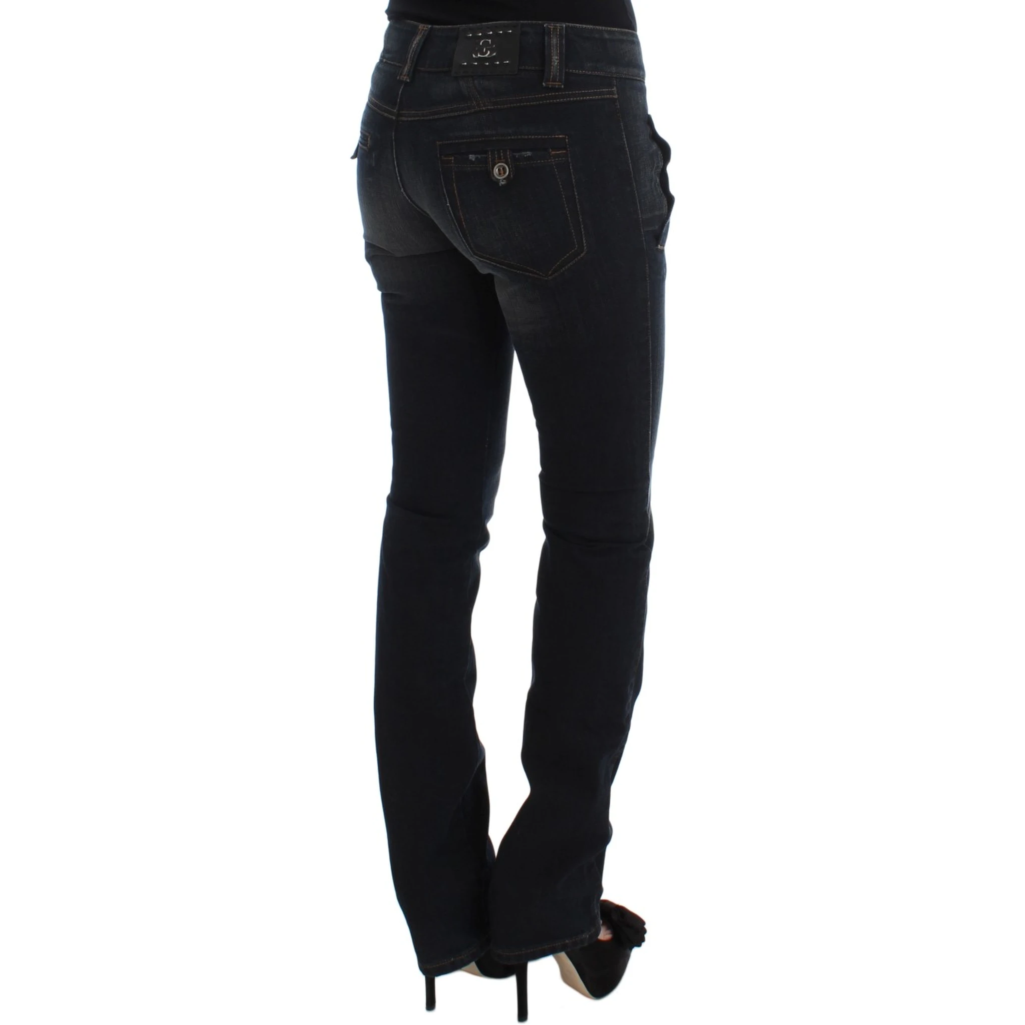 Blue Wash Cotton Slim Fit Jeans