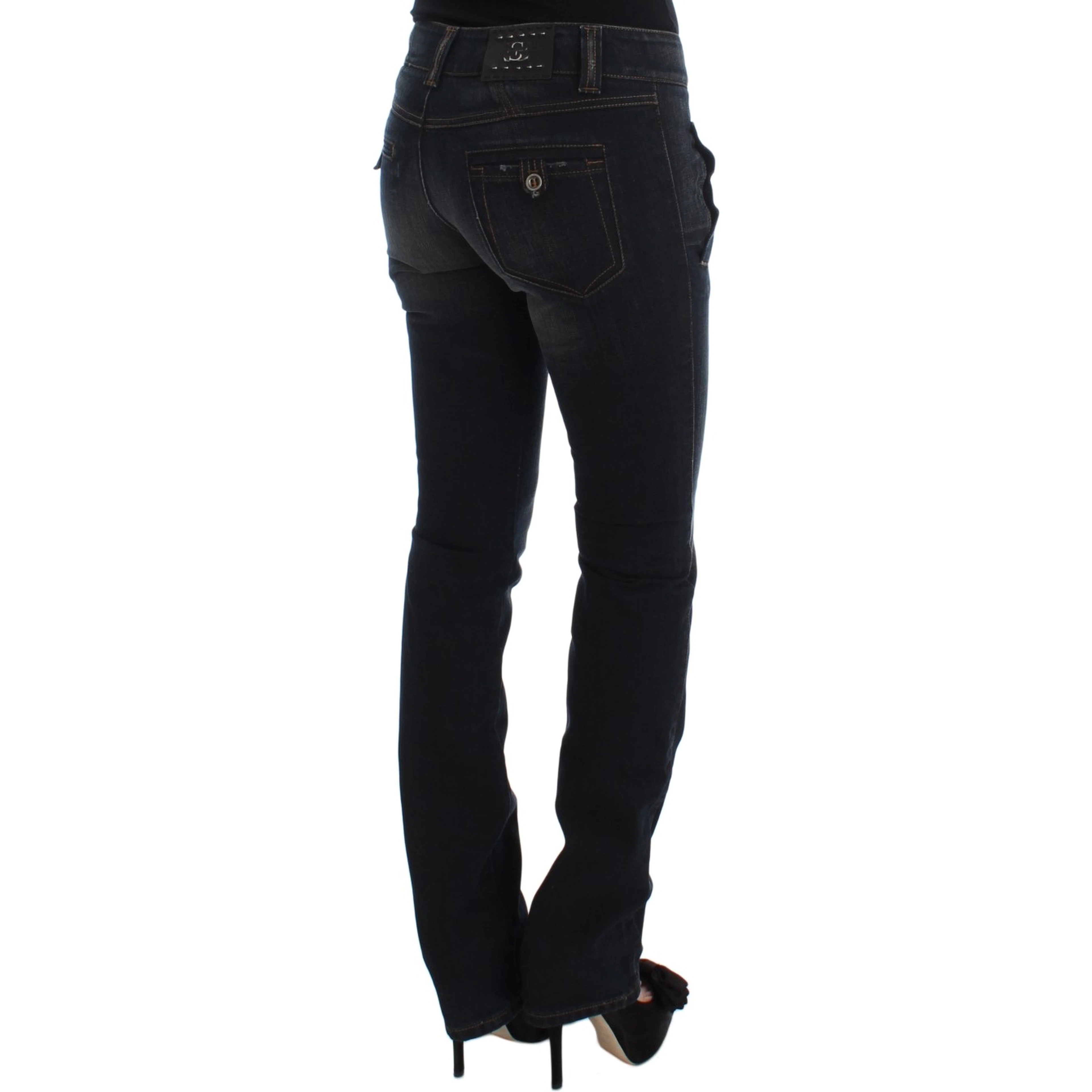 Blue Wash Cotton Slim Fit Jeans