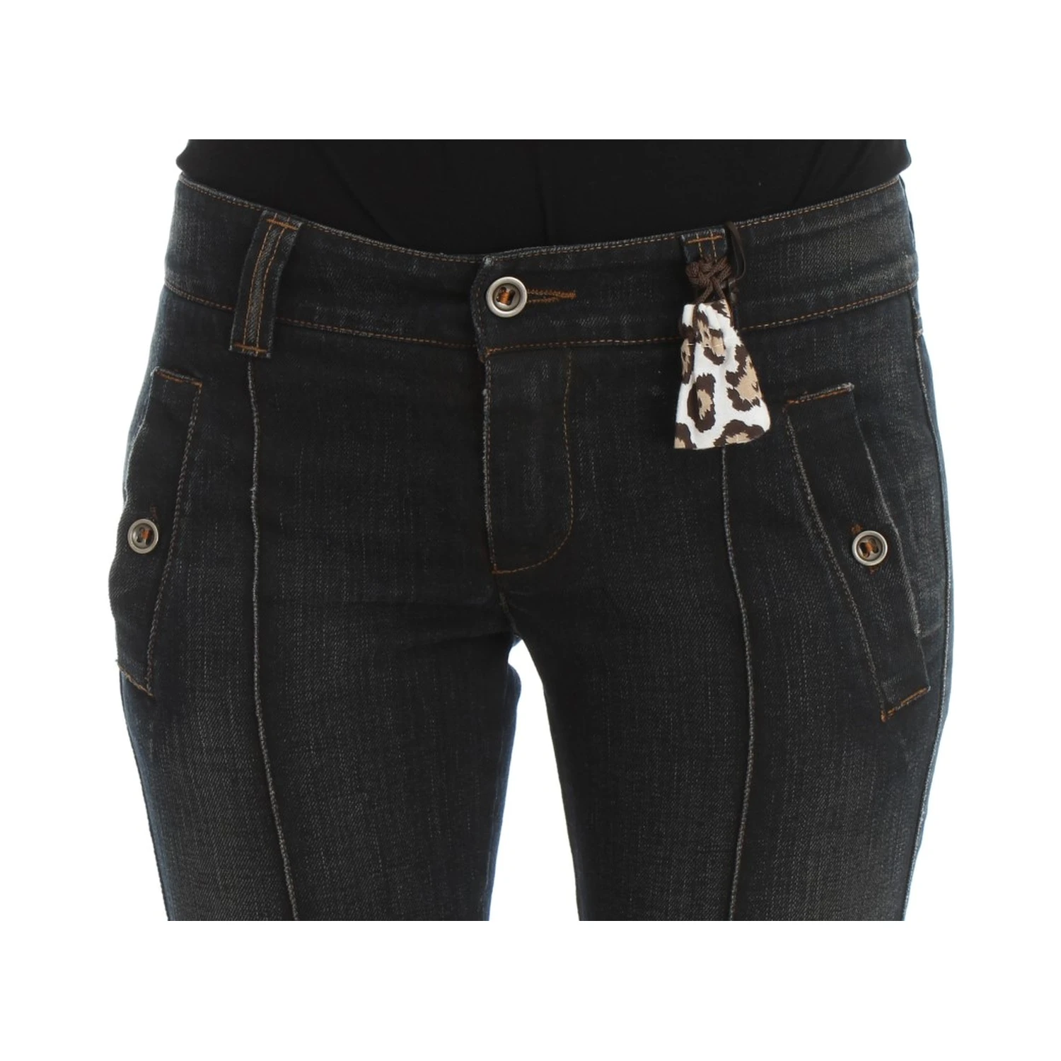 Blue Wash Cotton Slim Fit Jeans