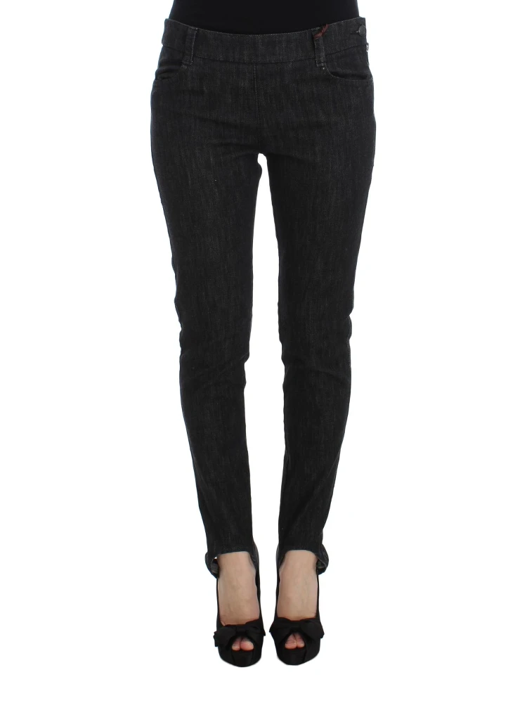 Blue Cotton Slim Fit Denim Jeans