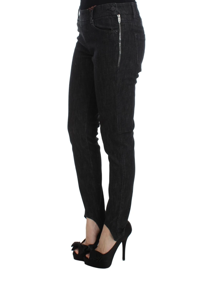 Blue Cotton Slim Fit Denim Jeans