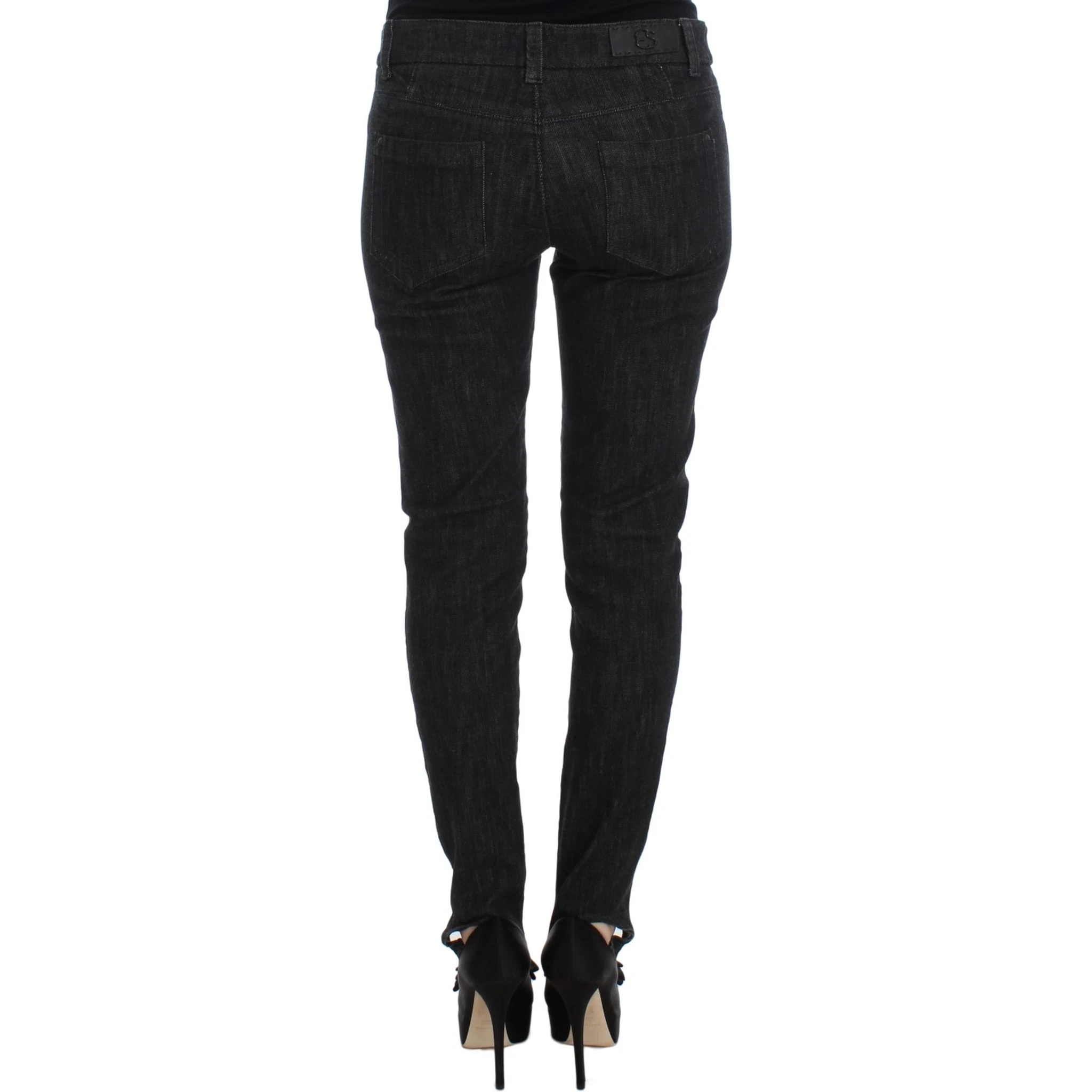 Blue Cotton Slim Fit Denim Jeans