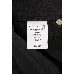 Blue Cotton Blend Slim Fit Bootcut Jeans