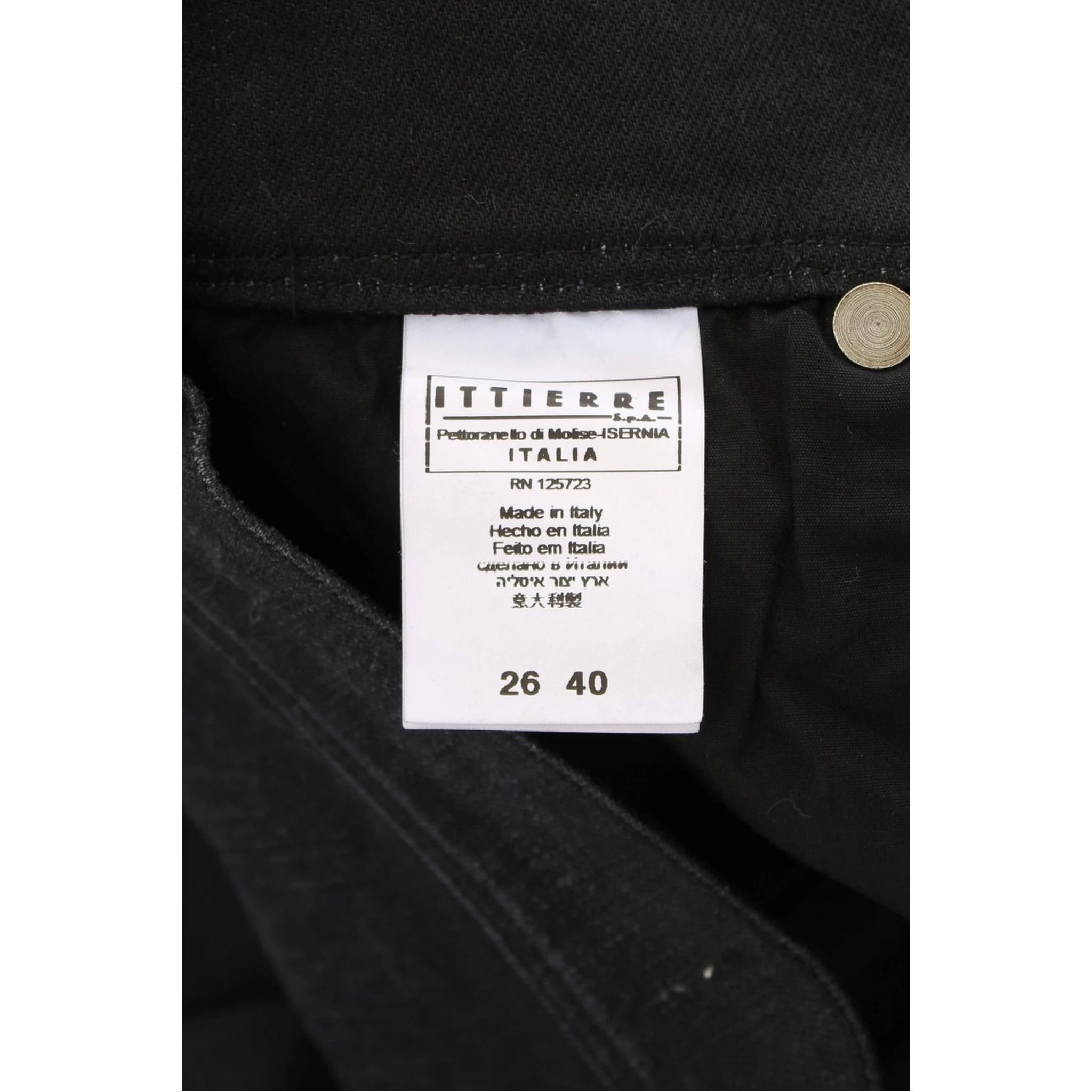 Blue Cotton Blend Slim Fit Bootcut Jeans