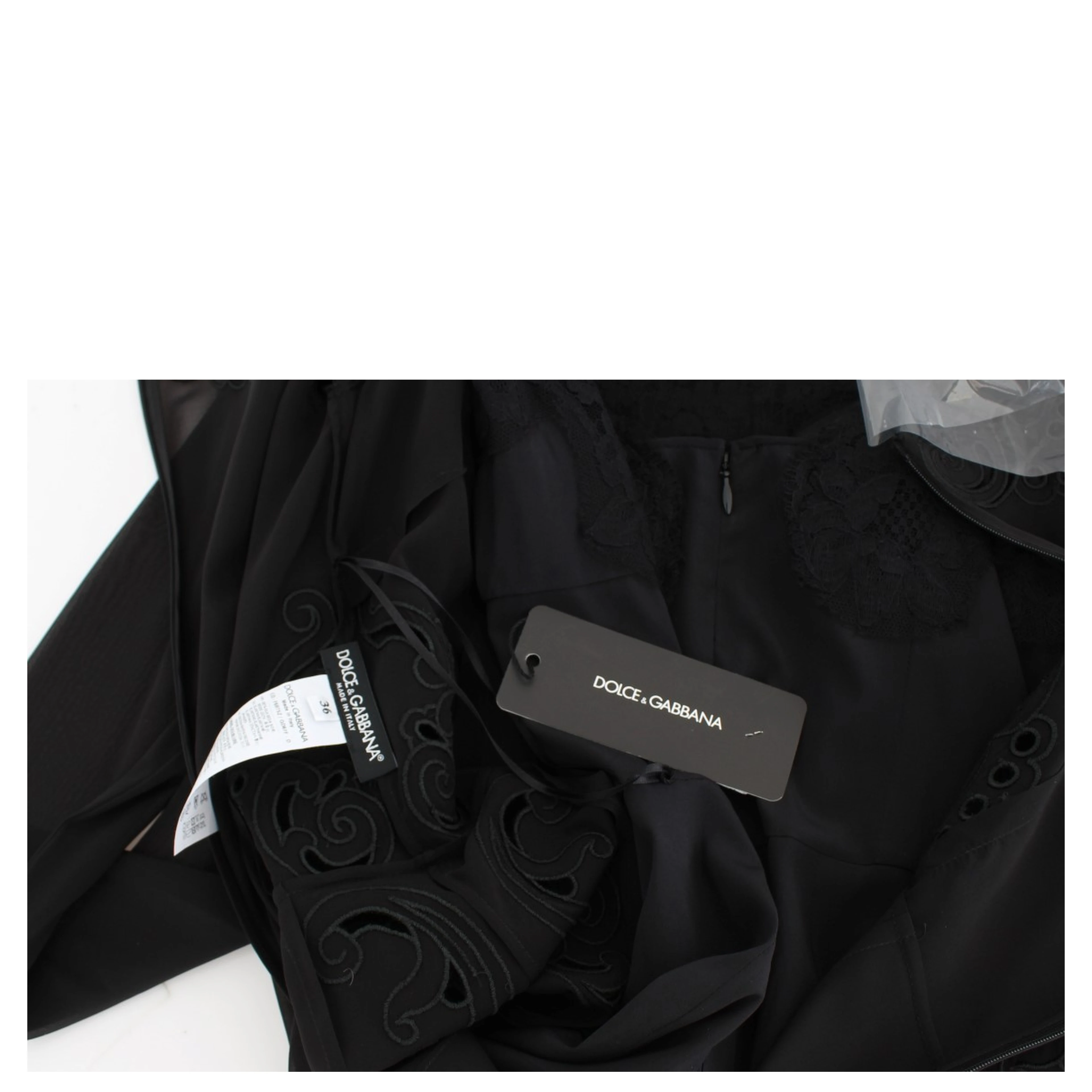 Black Silk Stretch Sheath Dress