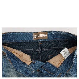 Blue Wash Cotton Blend Slim Fit Jeans