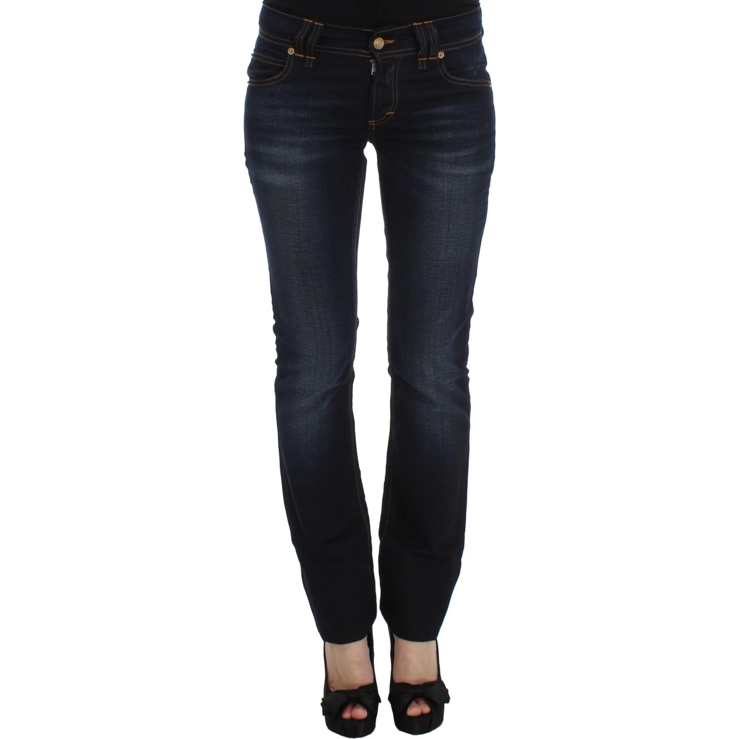 Blue Wash Cotton Slim Fit Jeans