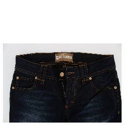 Blue Wash Cotton Slim Fit Jeans