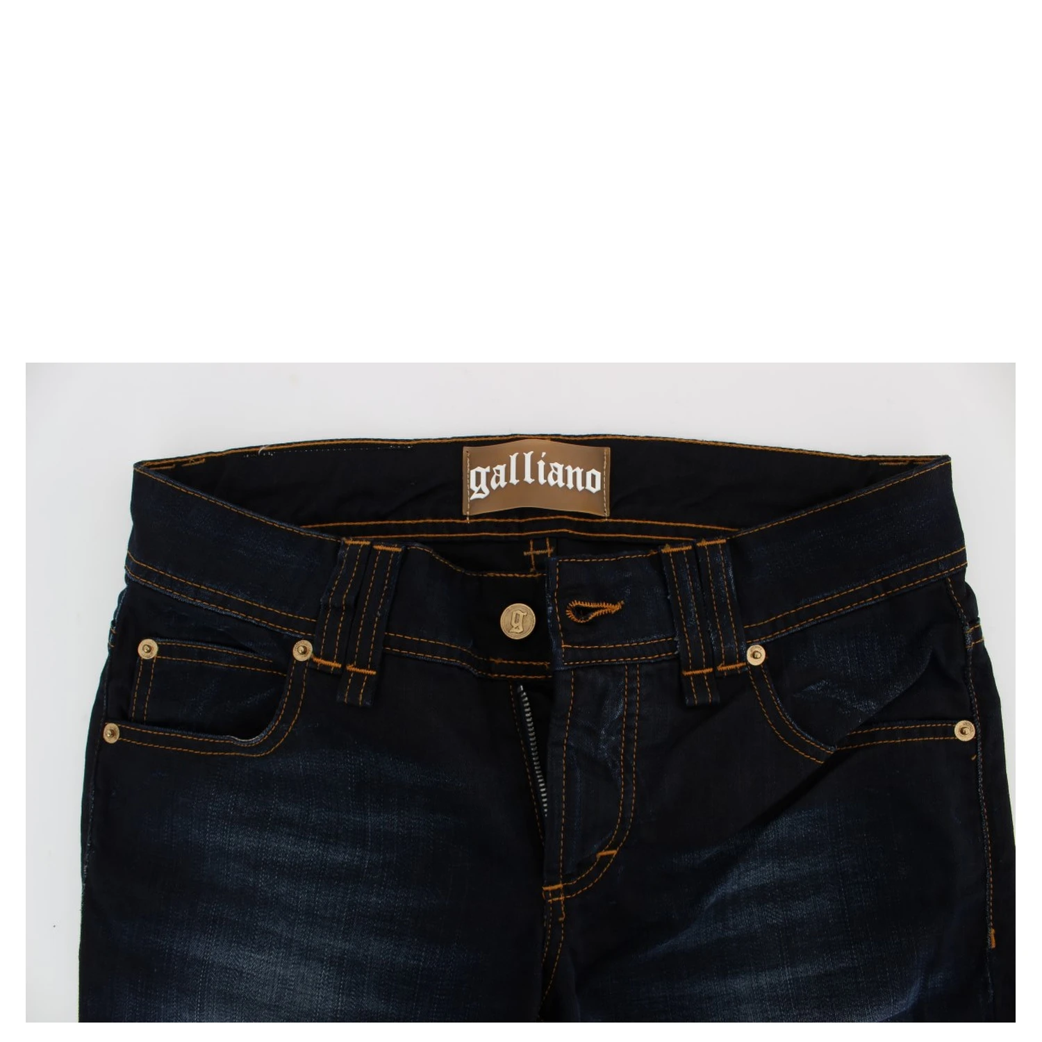 Blue Wash Cotton Slim Fit Jeans