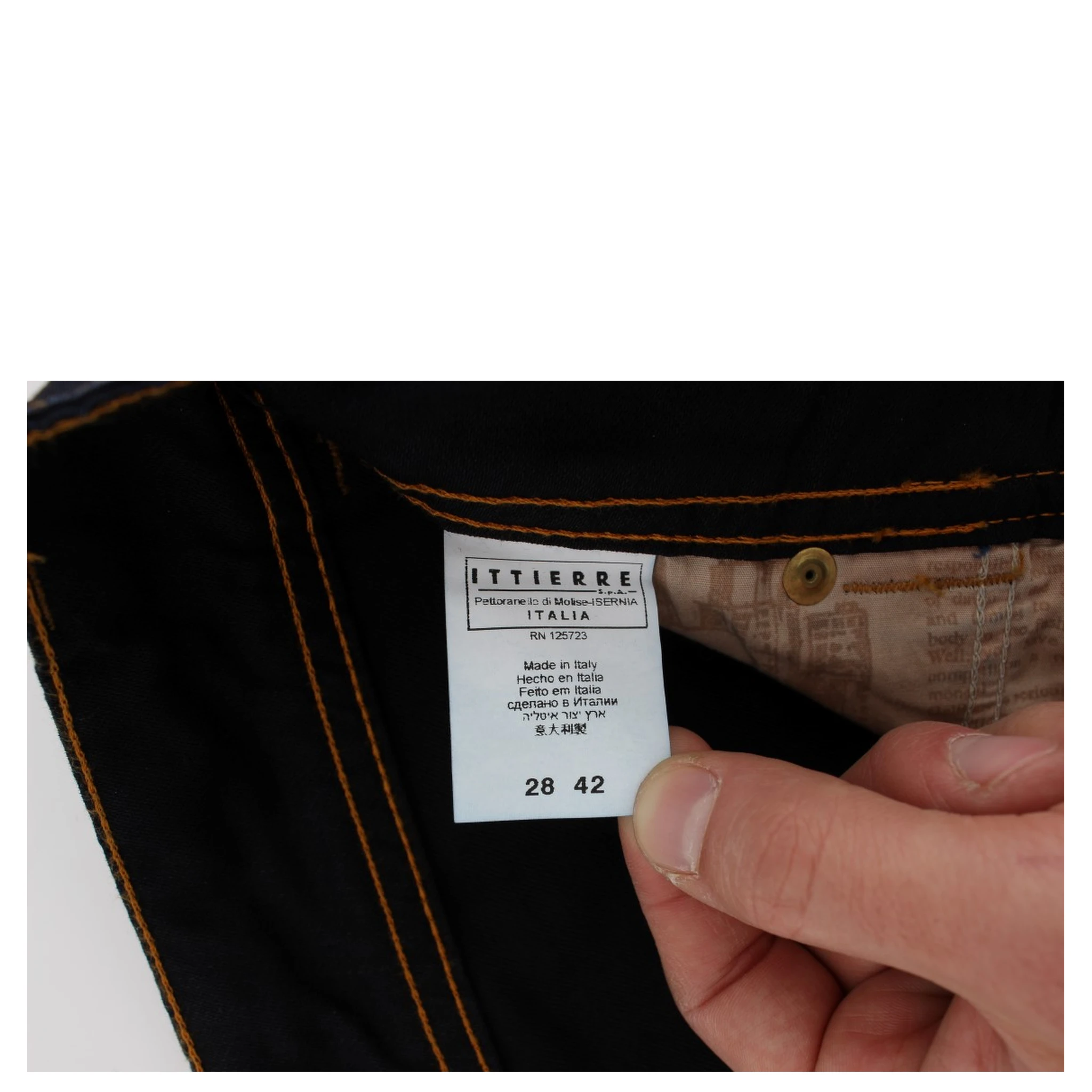 Blue Wash Cotton Slim Fit Jeans