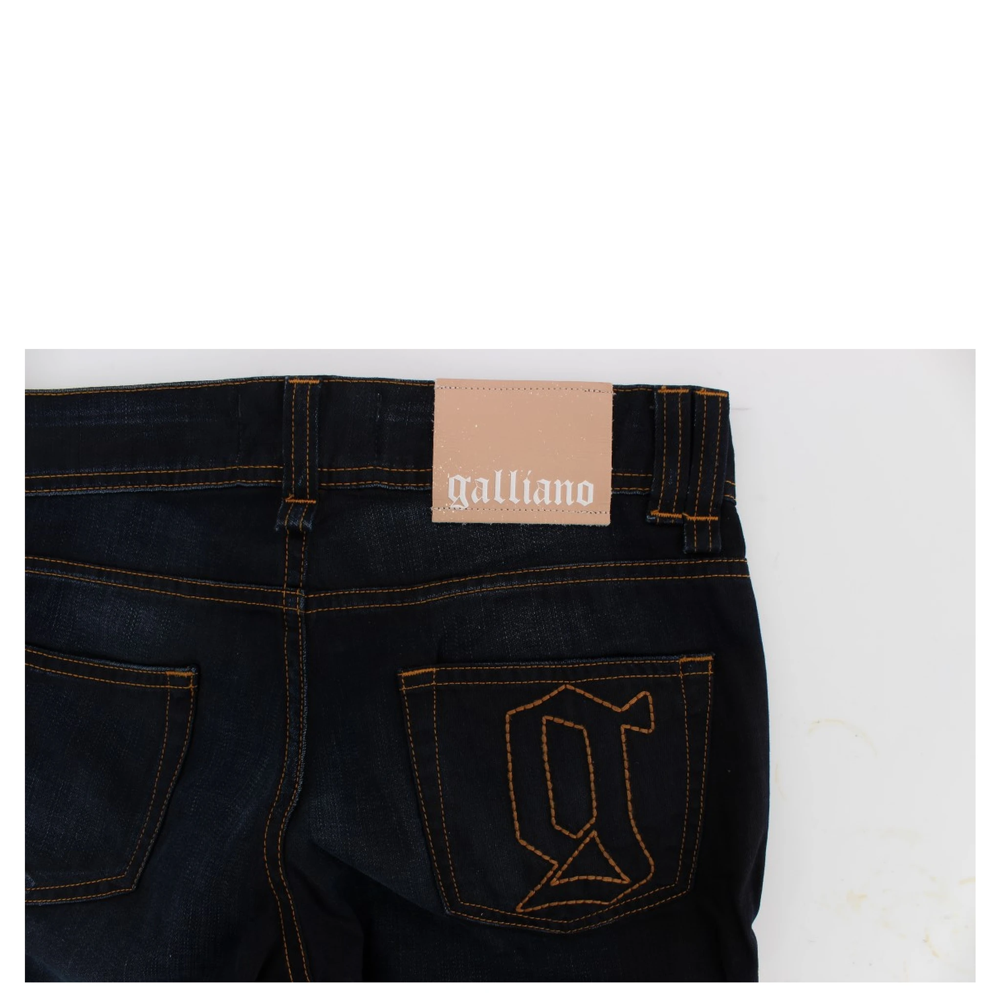 Blue Wash Cotton Slim Fit Jeans