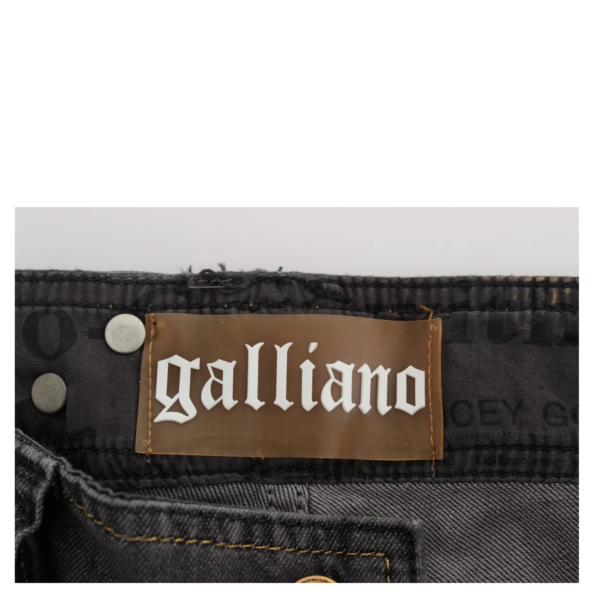 Gray Wash Cotton Blend Slim Fit Stretch Jeans