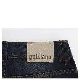 Blue Wash Cotton Blend Boyfriend Fit Jeans