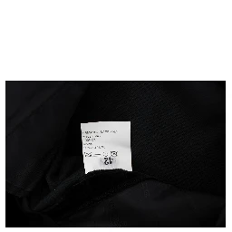 Black Velvet Cotton Straight Legs Pants