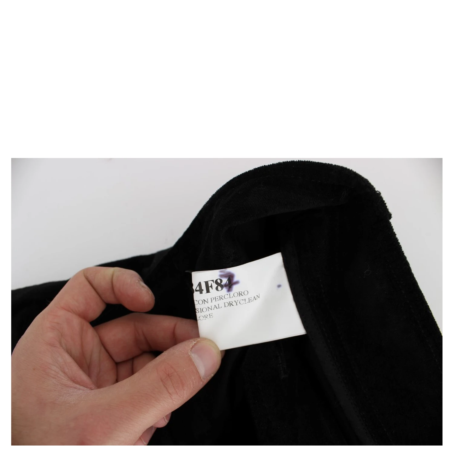 Black Velvet Cotton Capri Bootcut Pants