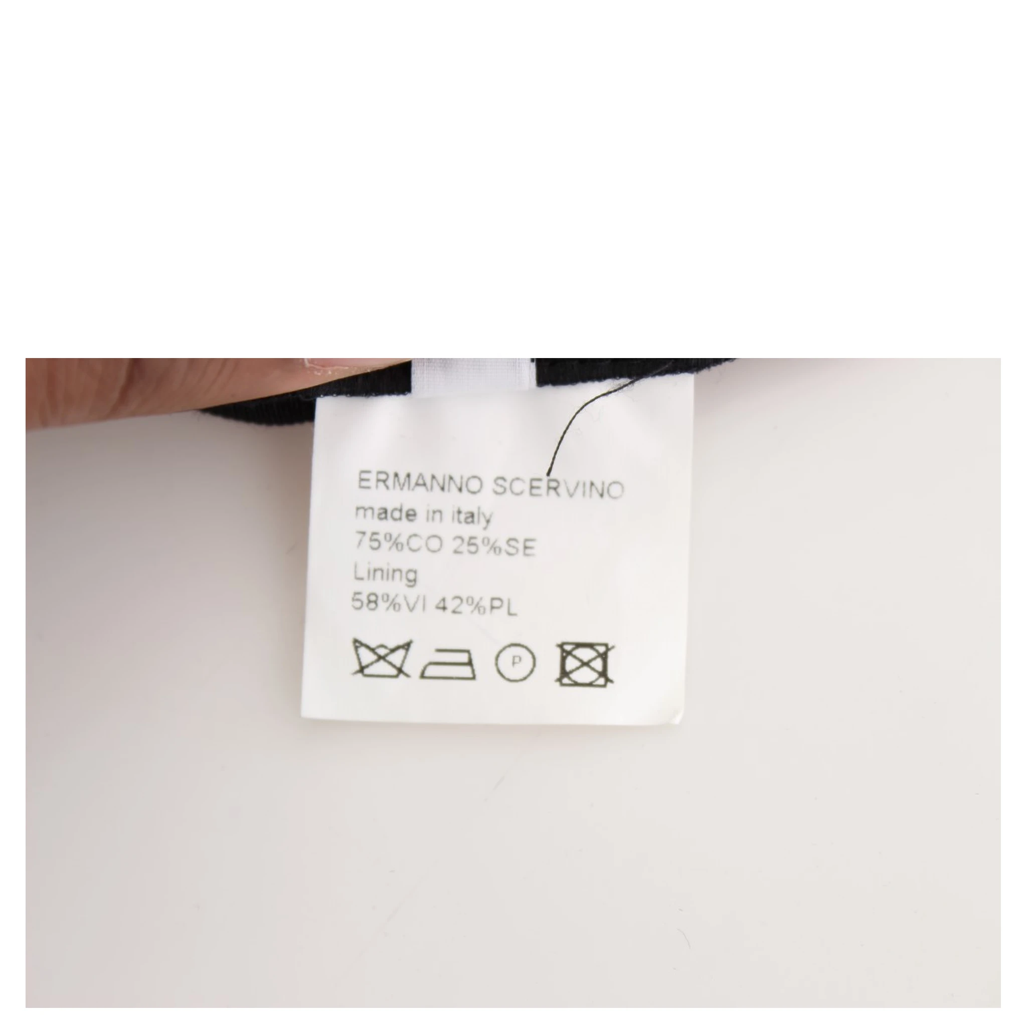 Black Striped Cotton Blend Wide Legs Pants