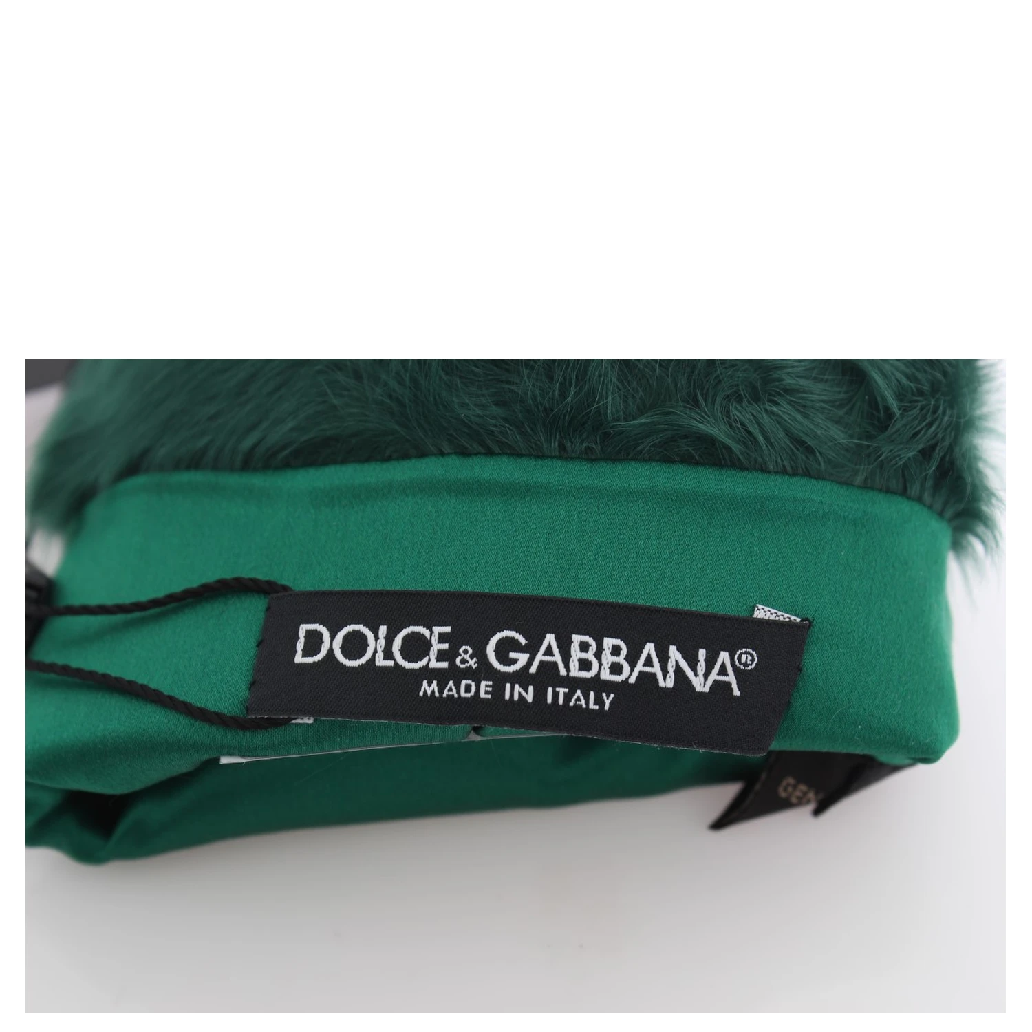 Green Leather Xiangao Fur Elbow Gloves