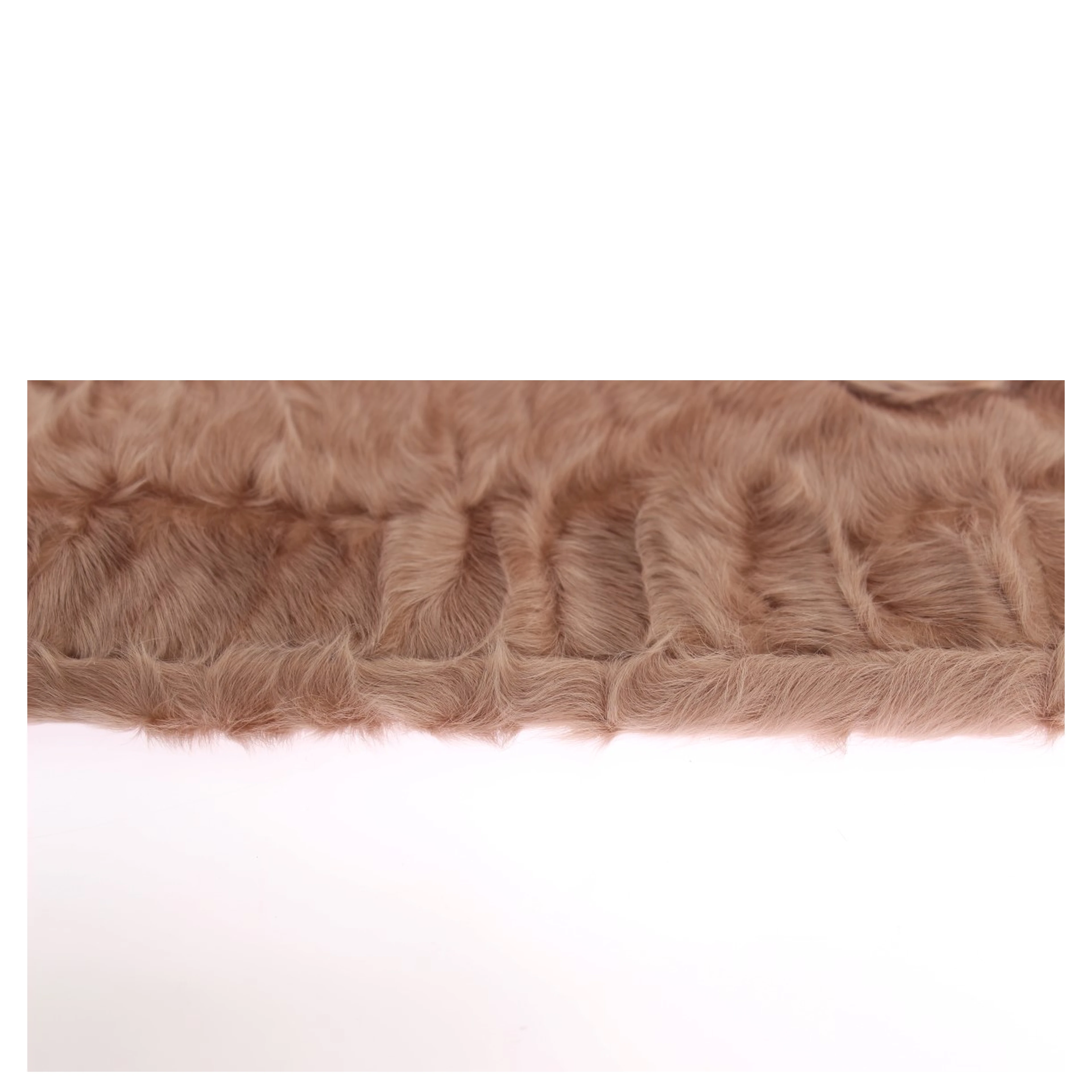 Beige Suede Xiangao Fur Elbow Gloves