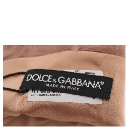 Beige Suede Xiangao Fur Elbow Gloves