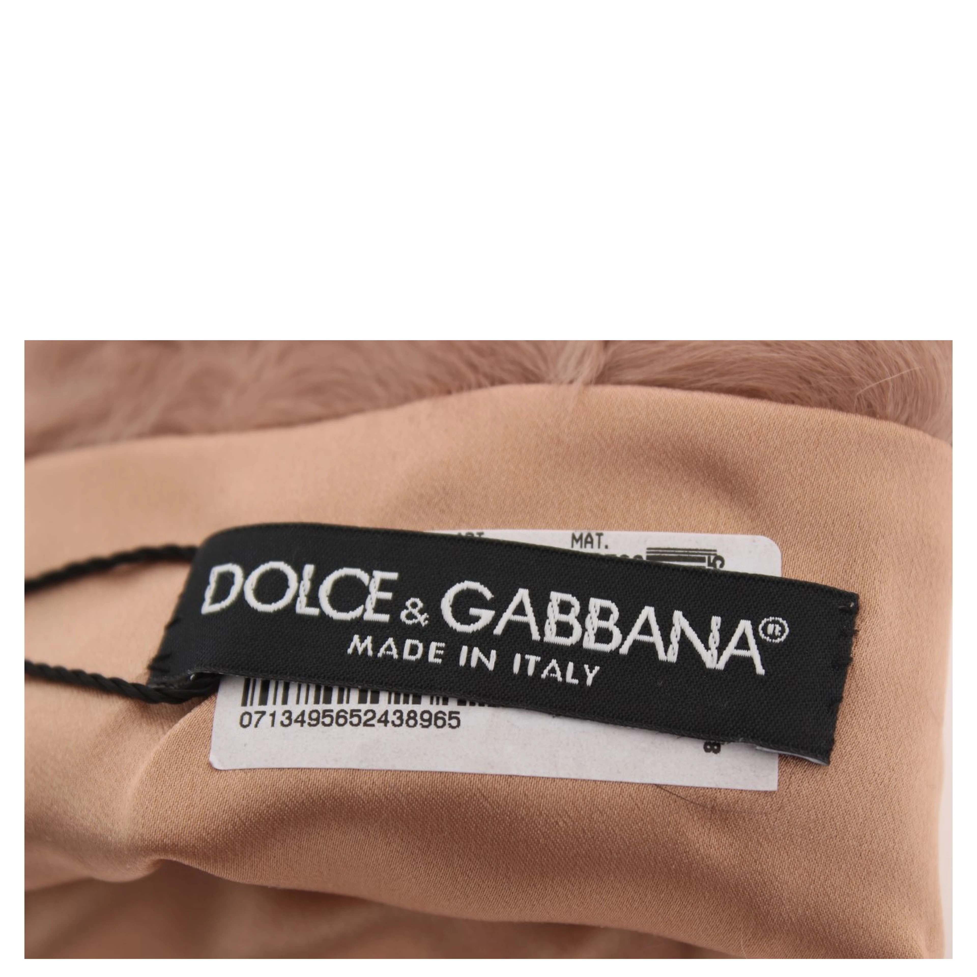 Beige Suede Xiangao Fur Elbow Gloves