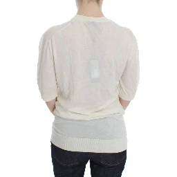 White 100% Cashmere Sweater