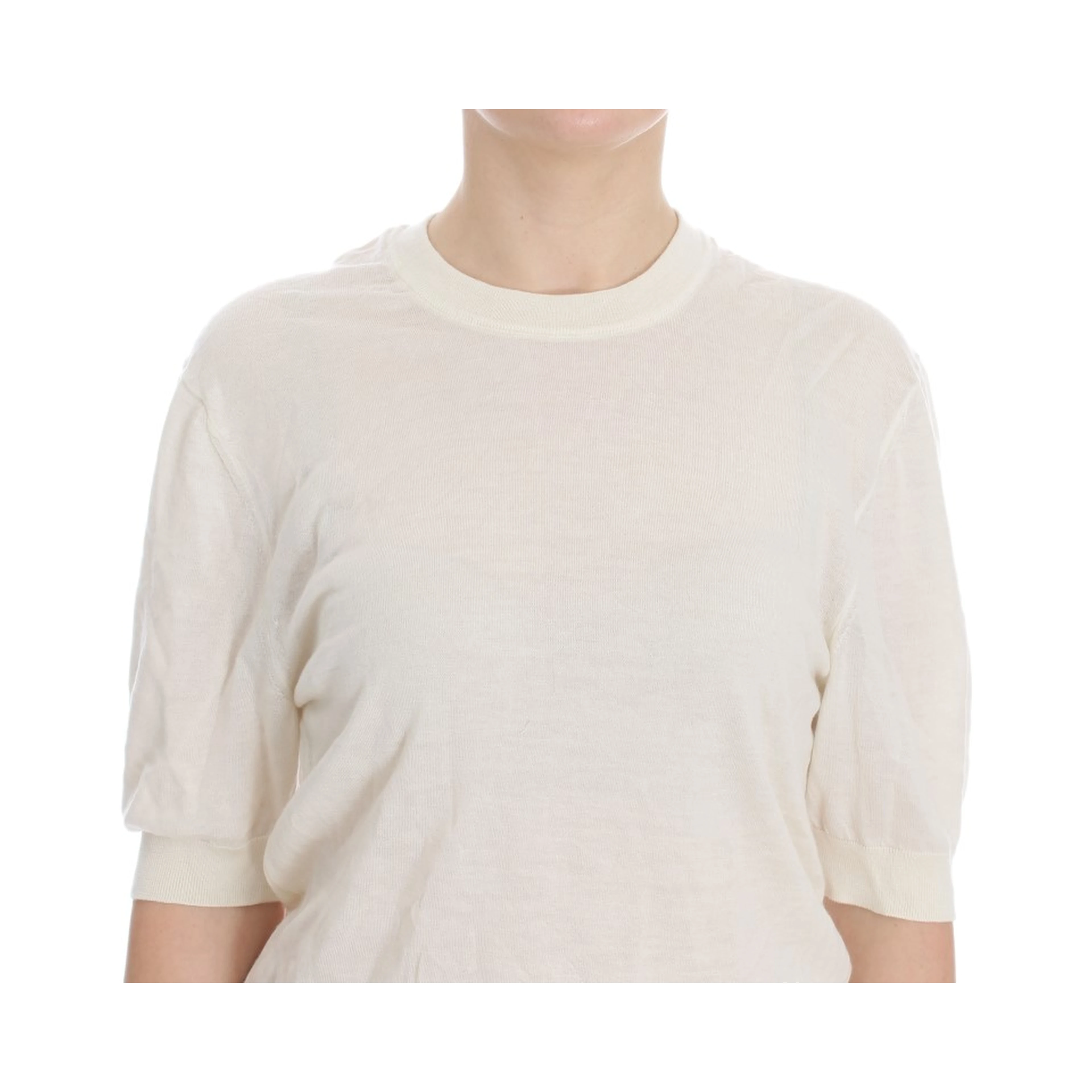 White 100% Cashmere Sweater