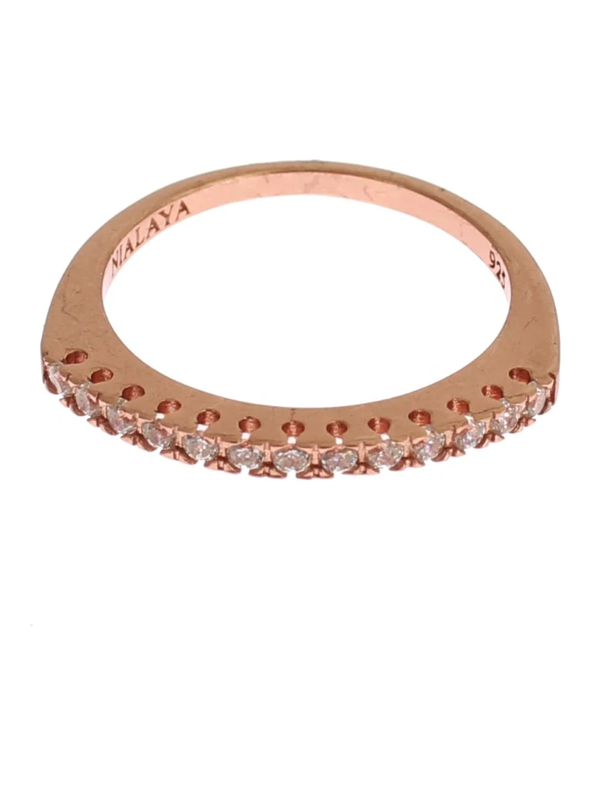 Red Gold 925 Silver Ring
