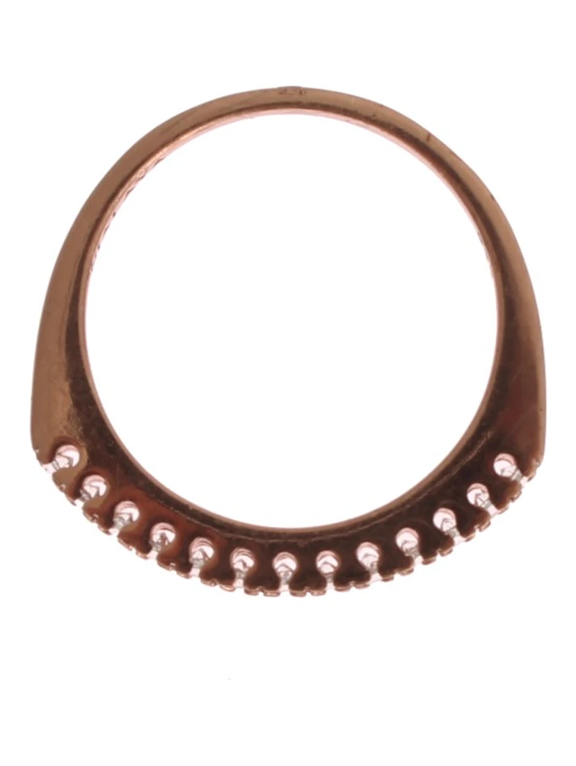 Red Gold 925 Silver Ring