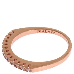 Red Gold 925 Silver Ring