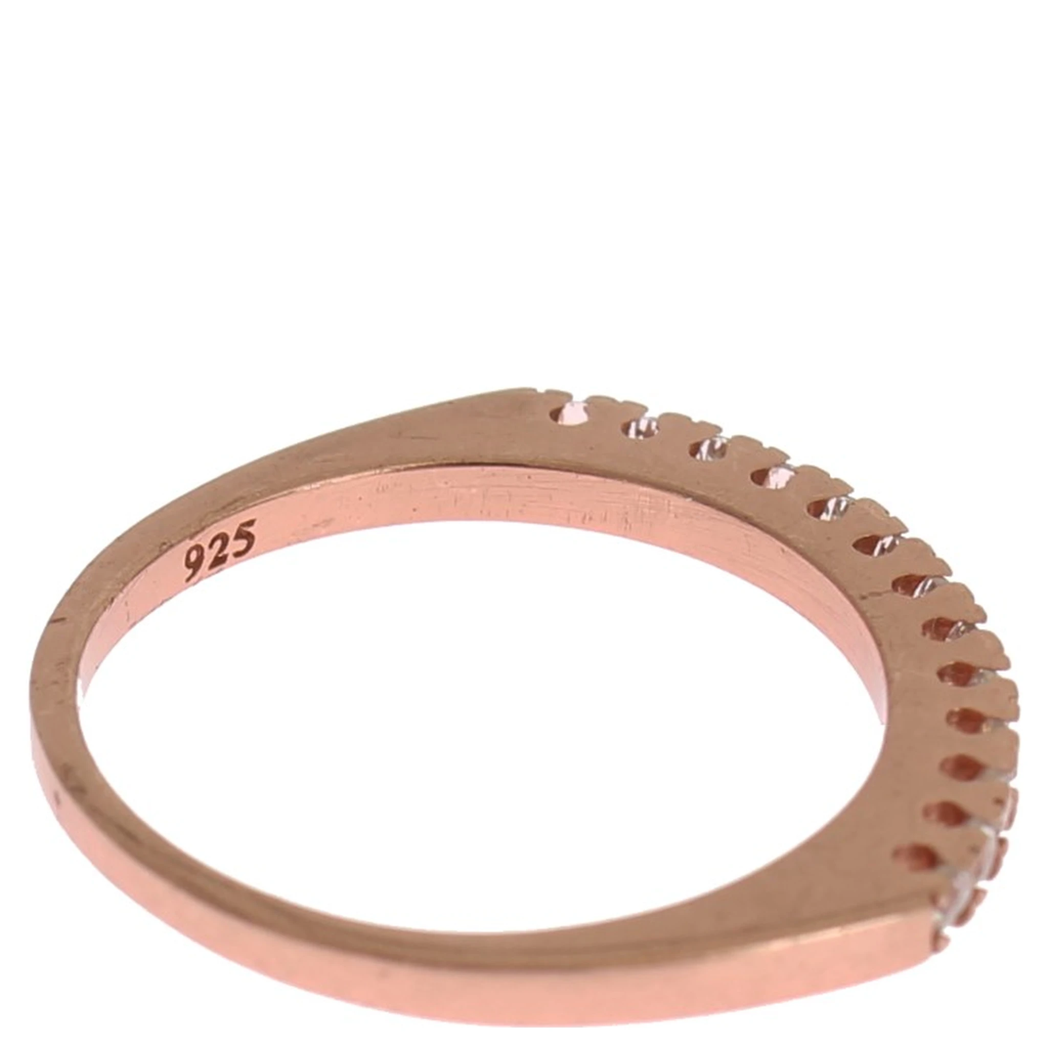 Red Gold 925 Silver Ring