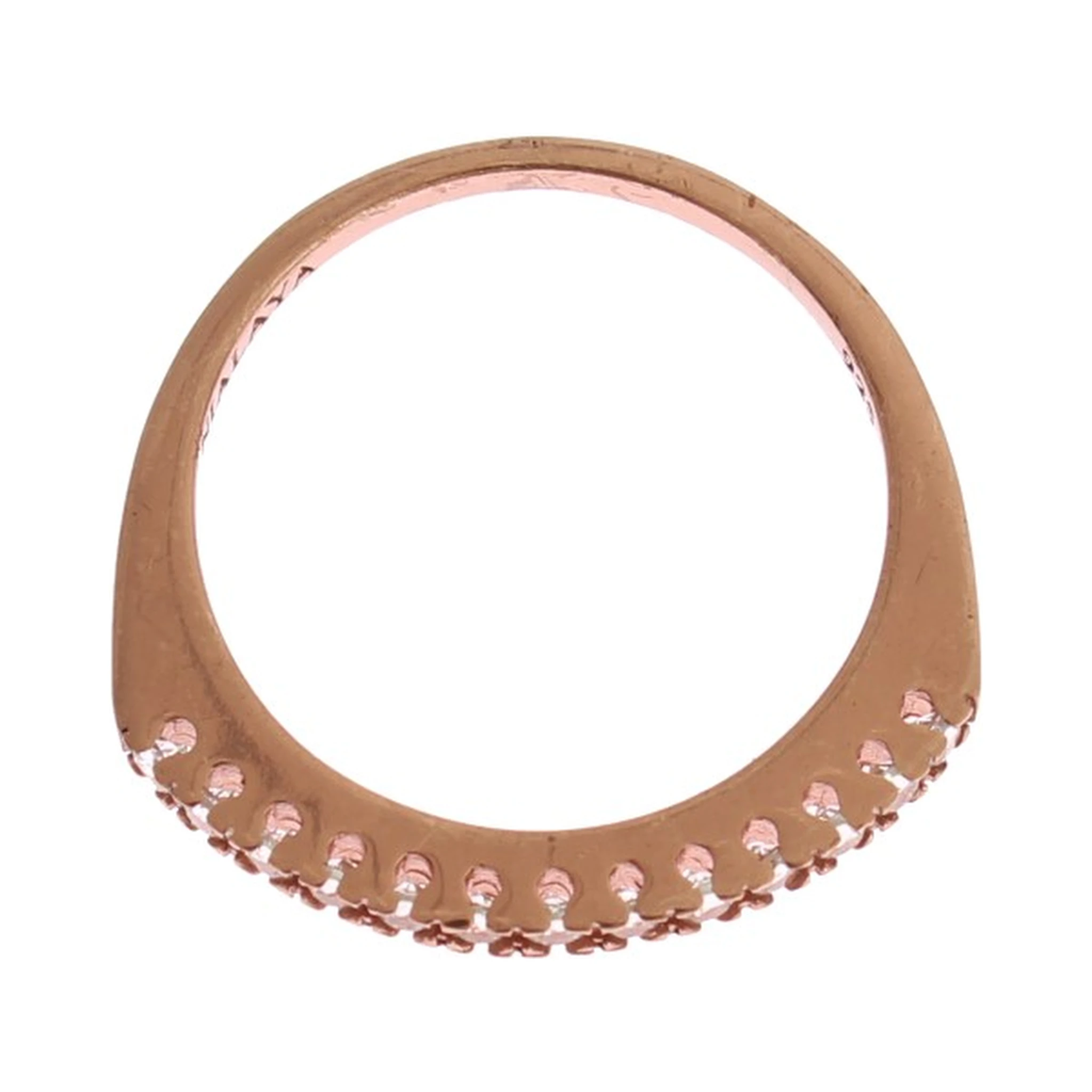 Red Gold 925 Silver Ring