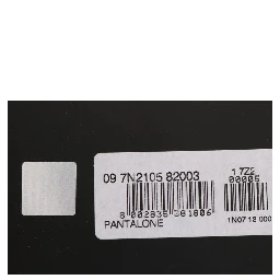 Black Slim Fit Cotton Stretch Pants