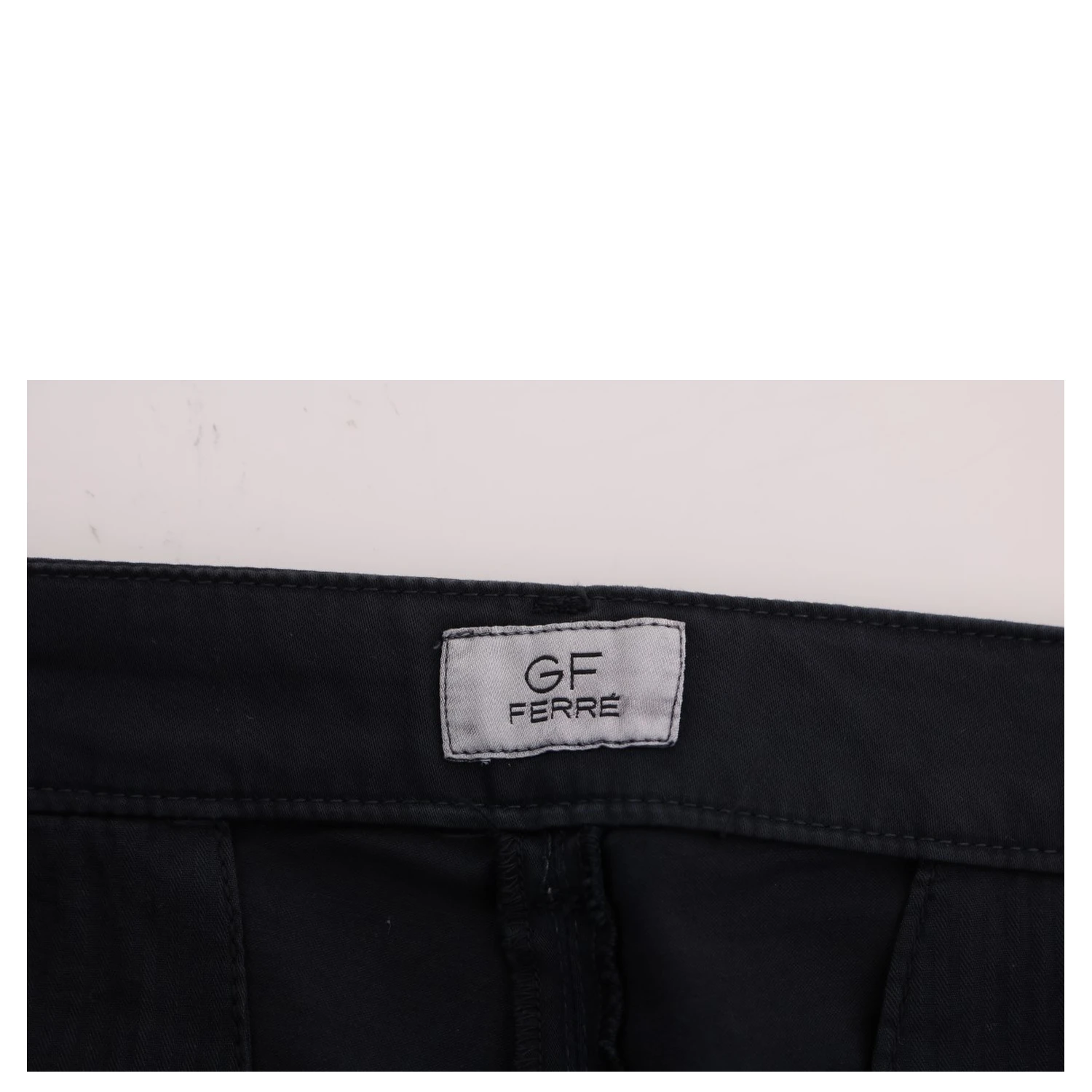 Blue Cotton Stretch Chinos Pants