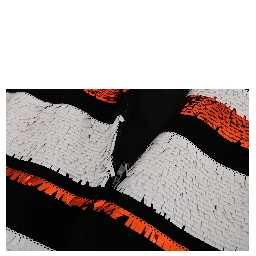 Multicolored Striped Sequined Stretch Dress