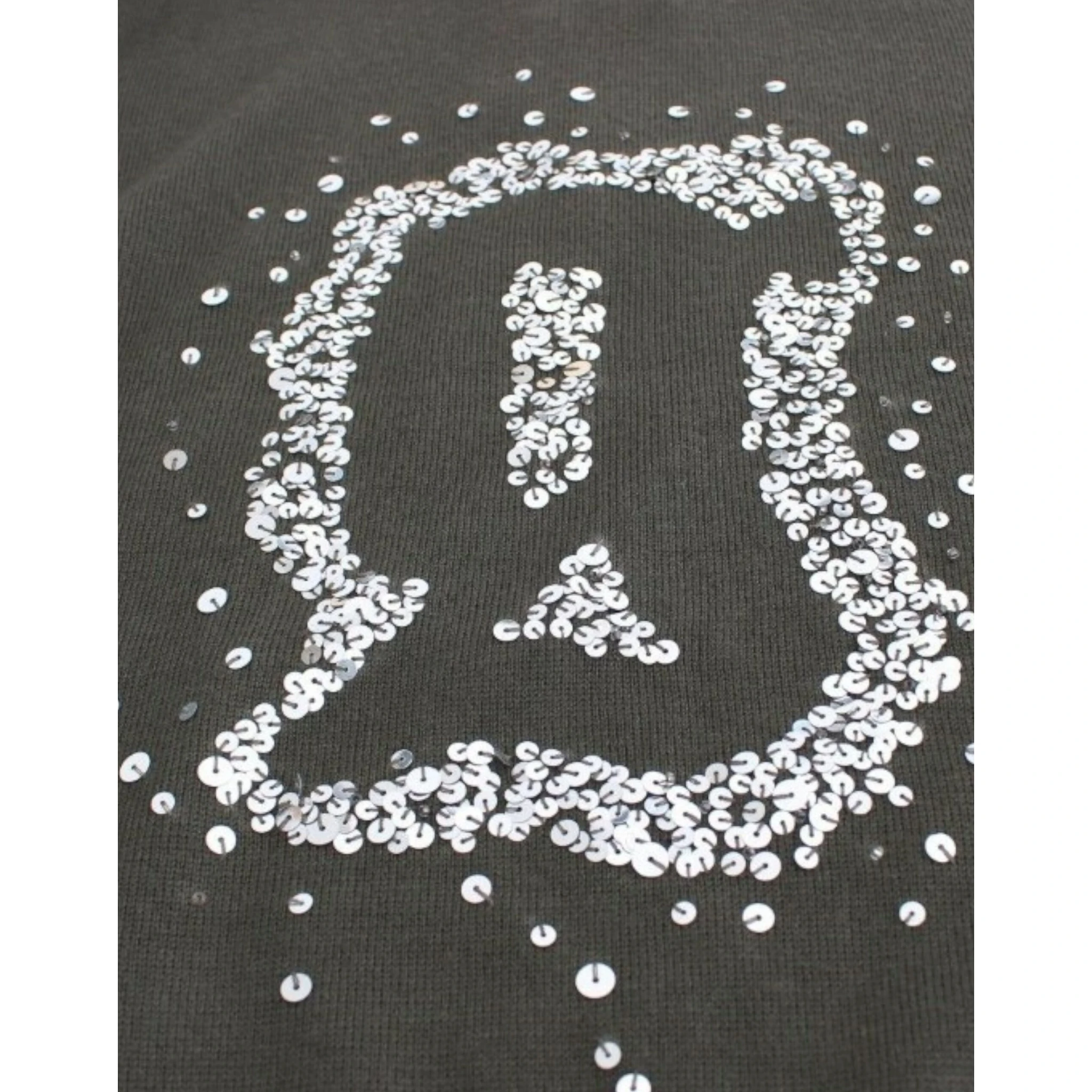 Green wool turtleneck sweater