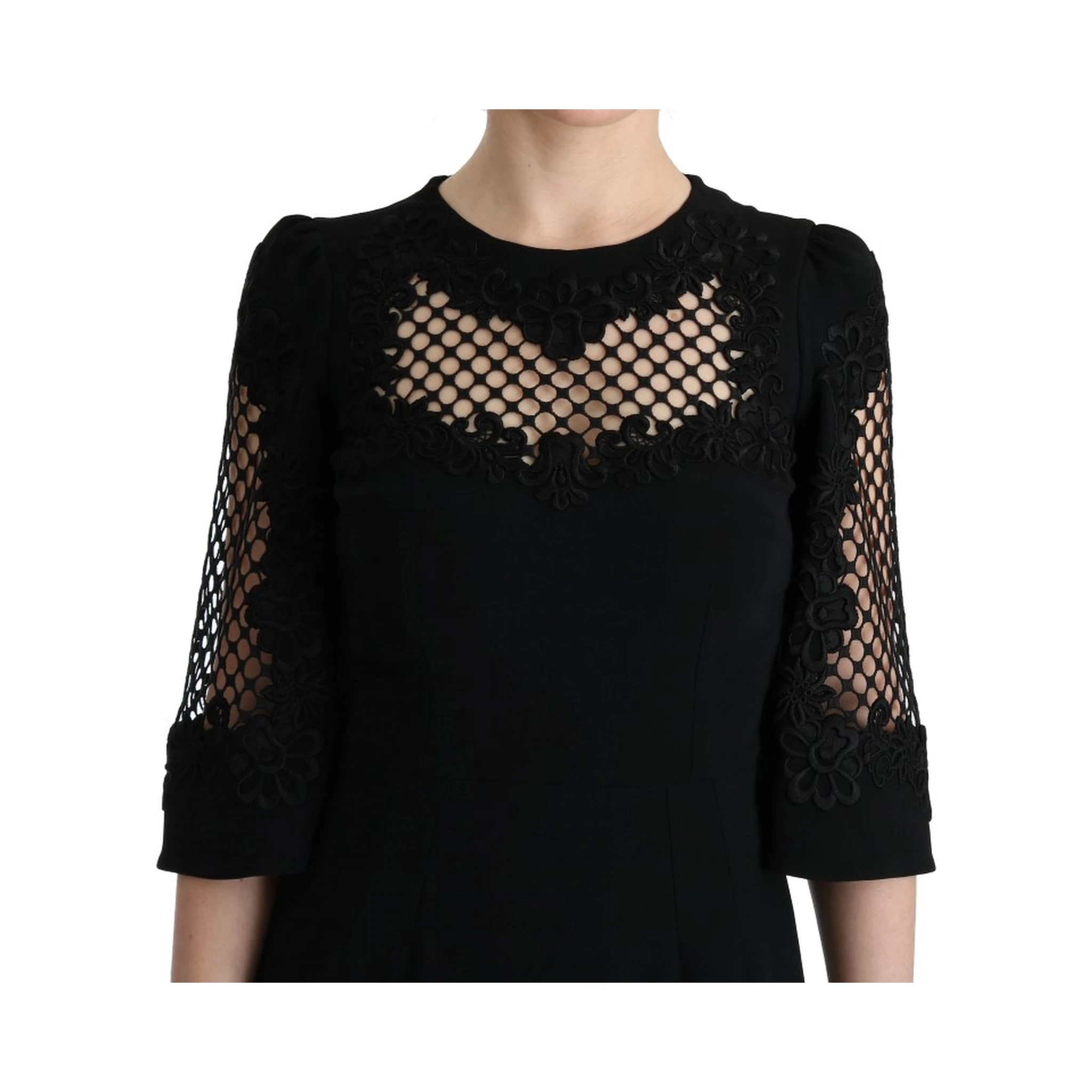 Black Stretch Shift Long Maxi Dress