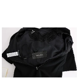 Black Stretch Shift Long Maxi Dress