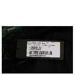 Green Floral Crystal Ricamo Sheath Dress