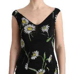 Sunflower Silk Stretch Sheath Dress