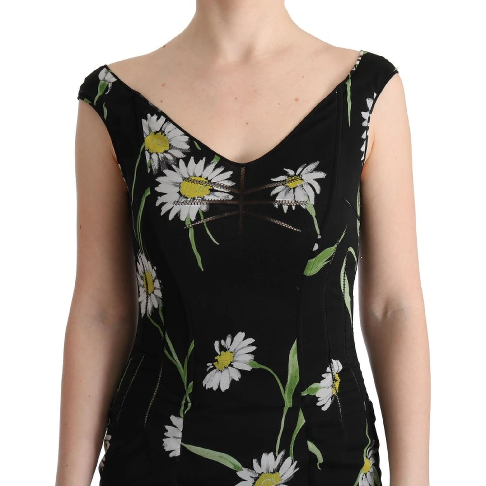 Sunflower Silk Stretch Sheath Dress