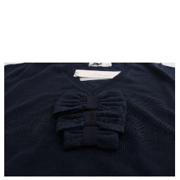 Blue 100% Lana Wool Blouse Top