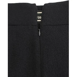 Black wool pencil skirt