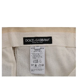 Brown Stretch Cotton Pants