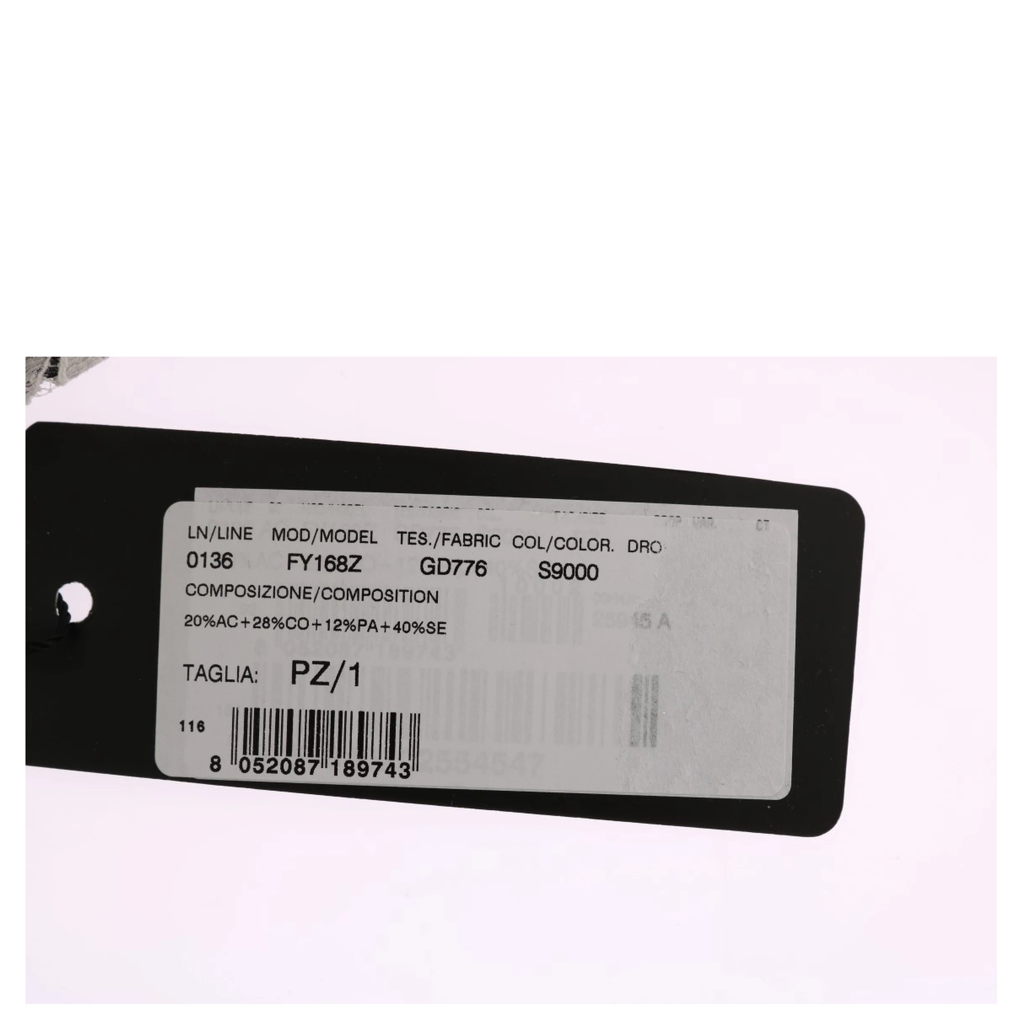 Black White Floral Lace Crystal Hair Claw